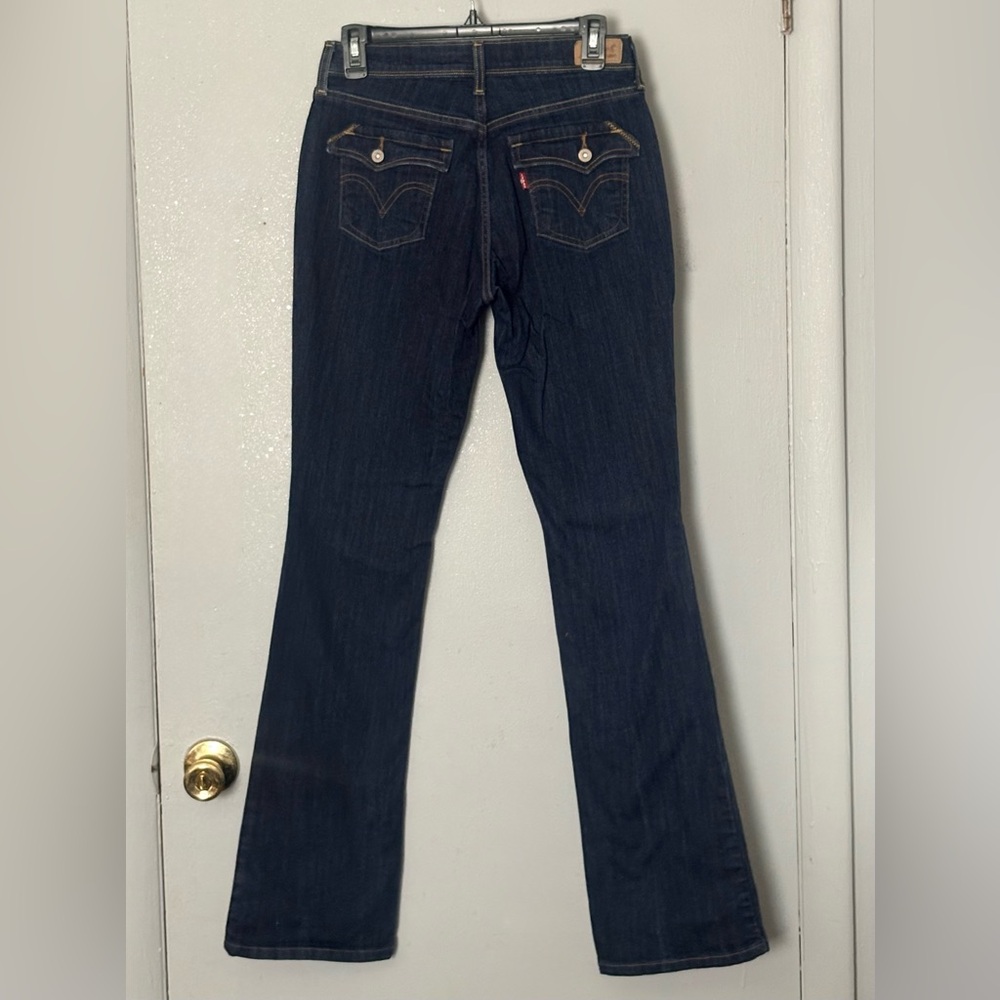 Levi's Women's Classic Bootcut Jeans Dark Indigo 515 Jeans 6L